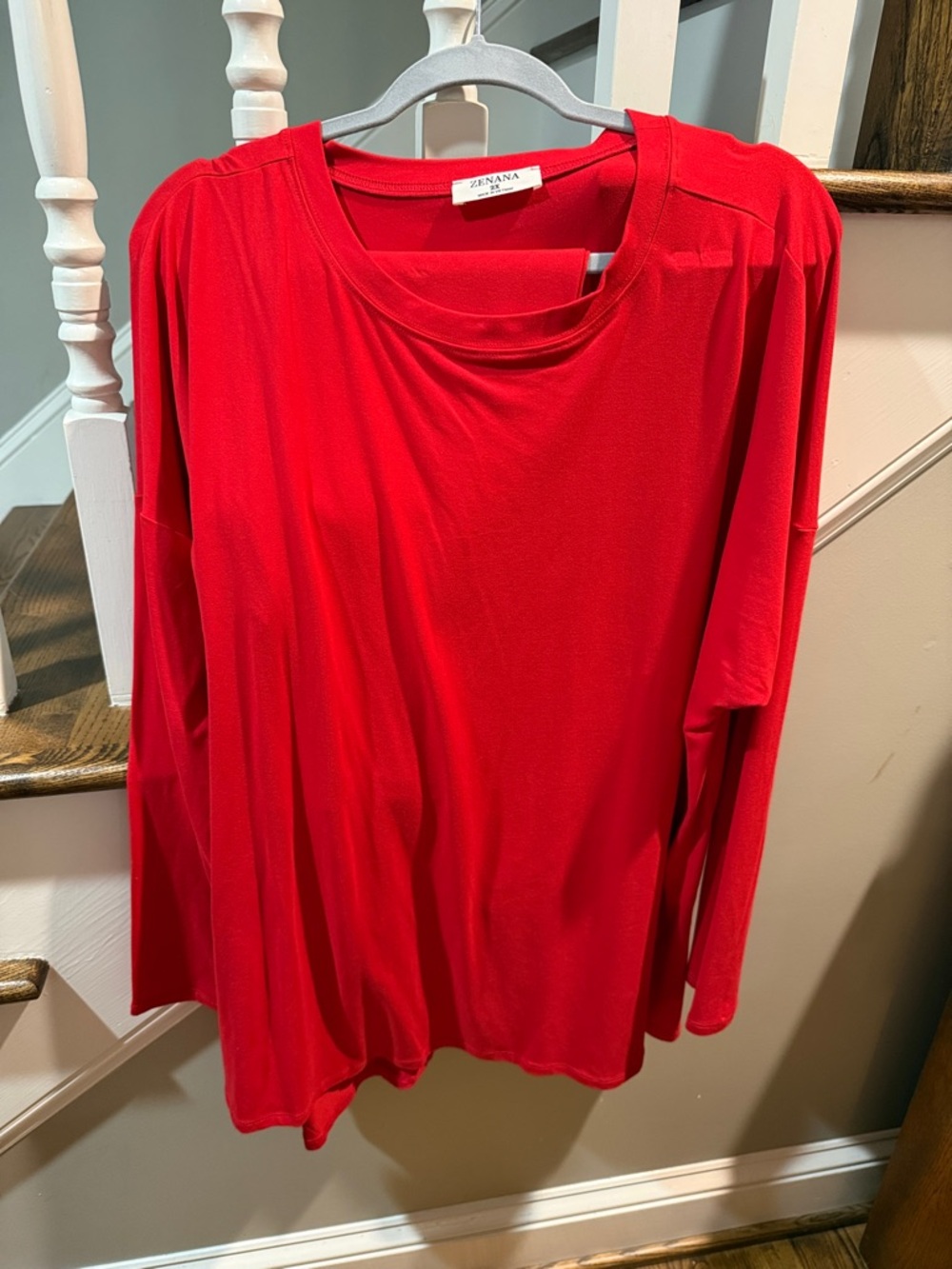 Zenana Outfitters Red Long-Sleeve Women's set